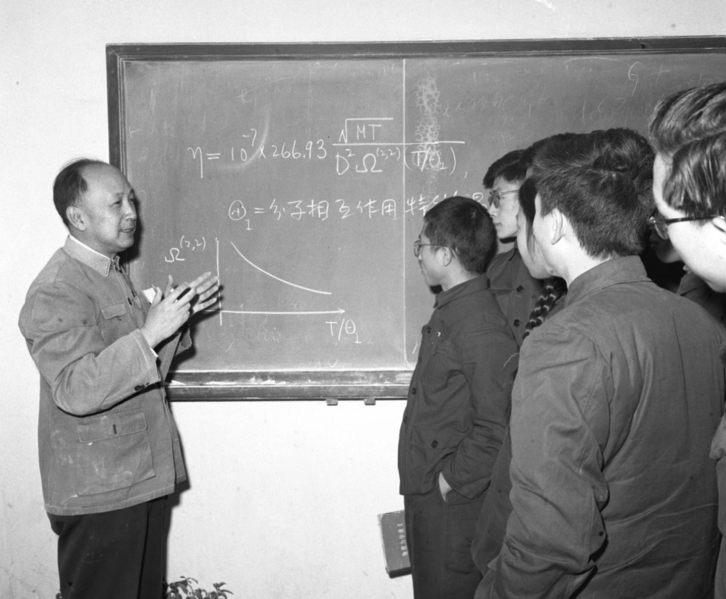 1964�꣬Ǯѧɭ�ڿκ��ͬѧ�ǽ�����⡣�»��緢��������Ƭ��
